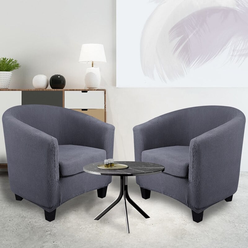 2 dalių klubo kėdės užvalkalas, elastingas vonios kėdės užvalkalas, poliarinis vilnos užvalkalas, vonios kėdės užvalkalai, skirti svetainės namų dekoravimui