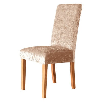 Blizgantis aksominis kėdės užvalkalas Elastingas dekoro kėdžių užvalkalas valgomajame Vestuvių banketų vakarėliui Hotel Tampri, plaunama sėdynės apsauga