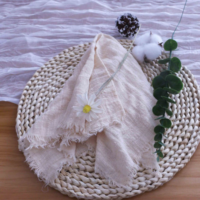 NP040 pagal užsakymą pagaminta vestuvinė servetėlė su kutais, 10 vnt.