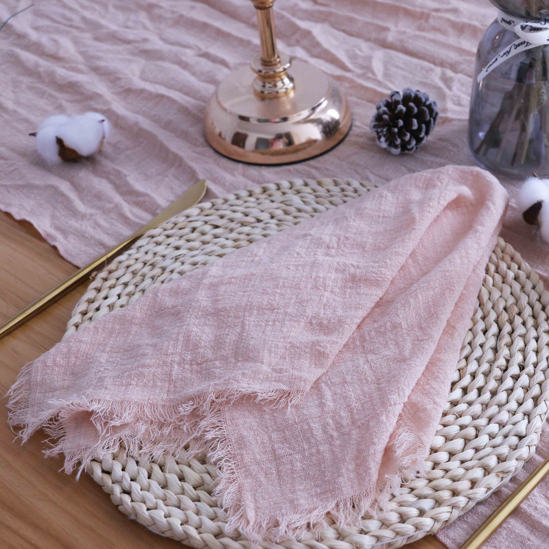 NP040 pagal užsakymą pagaminta vestuvinė servetėlė su kutais, 10 vnt.