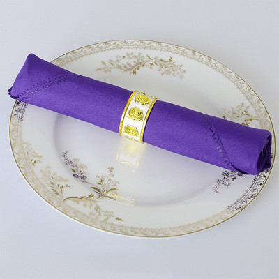 10 kom/lot Salvete za stol 18*18 inča Poliesterske salvete za stol Restoran Večera Svadbeni banket Dekoracija pribor Dekoracija za zabavu