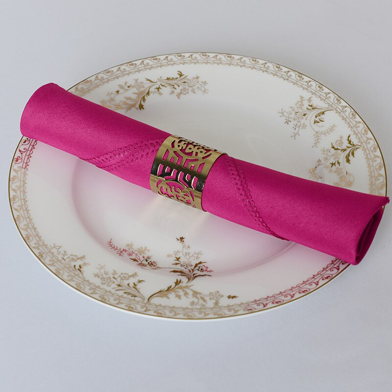 10 kom/lot Salvete za stol 18*18 inča Poliesterske salvete za stol Restoran Večera Svadbeni banket Dekoracija pribor Dekoracija za zabavu