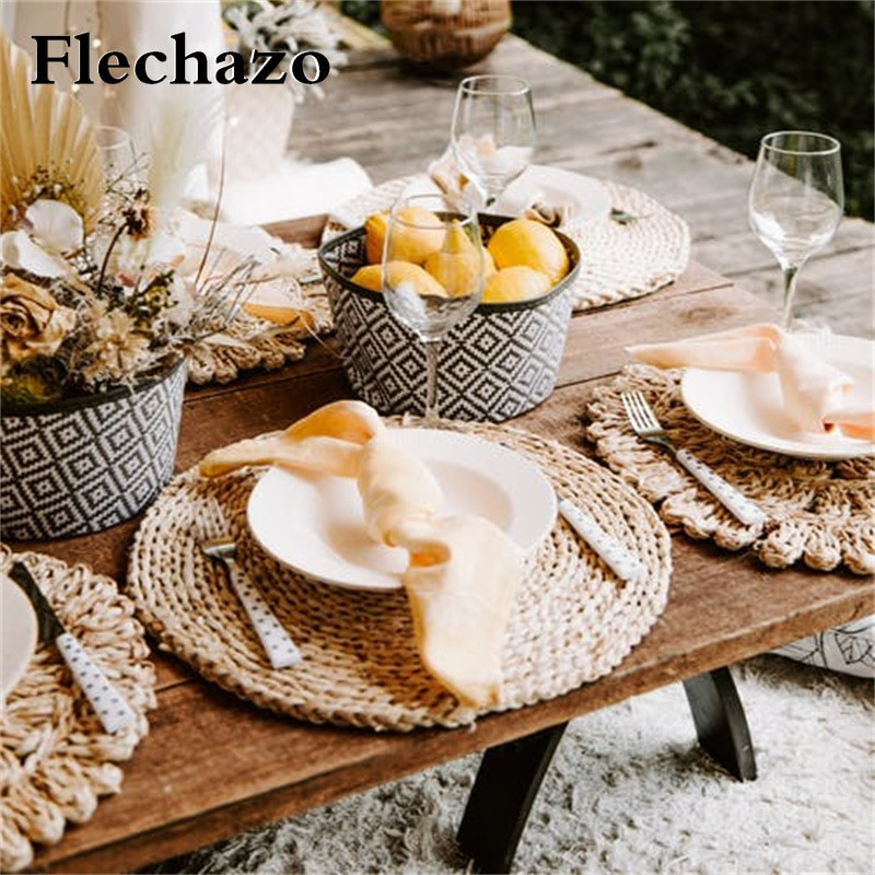 10 vnt Vestuvinės servetėlės Kokteilių Vakarėlis 43*43cm Namų Valgomojo Rankšluostis Dekupažo stalo dekoravimas Medvilnės kaimiško audinio marlė