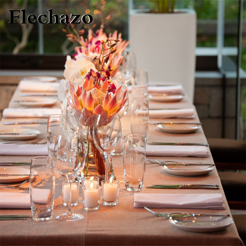 10 vnt Vestuvinės servetėlės Kokteilių Vakarėlis 43*43cm Namų Valgomojo Rankšluostis Dekupažo stalo dekoravimas Medvilnės kaimiško audinio marlė