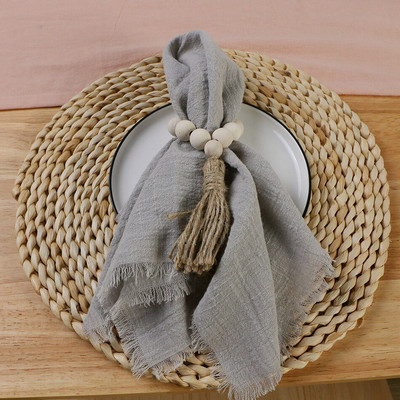 10 buc șervețel pânză de masă Decor pentru nuntă Servire Mariage 42*42cm Country Dusty Green 100% bumbac Rustic Line Decor DESIGN