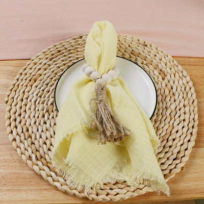 10 buc șervețel pânză de masă Decor pentru nuntă Servire Mariage 42*42cm Country Dusty Green 100% bumbac Rustic Line Decor DESIGN