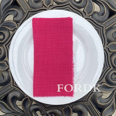 12 gab. Auduma salvetes Galdauts kāzu dekorēšanai pusdienošanai 42*42cm ballīšu galdauts Lauku kokvilnas tējas dvielis veļa zaļa