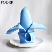 10 vnt Stalo servetėlės audinio rankšluostis 48 * 48 cm Vestuvių dekoravimo audinys, serviravimas dekupažui TABL DECOR Lininis vakarėlis, plaunamas