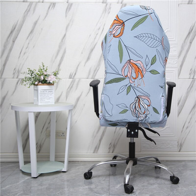 1 set navlaka za gaming stolice Spandex Navlake za uredske fotelje Elastična rastezljiva zaštita Uredski stol za računalo Sjedalo Uklonjiva navlaka