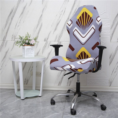 1 set navlaka za gaming stolice Spandex Navlake za uredske fotelje Elastična rastezljiva zaštita Uredski stol za računalo Sjedalo Uklonjiva navlaka