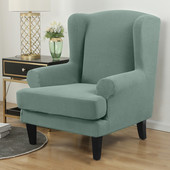 Arm King Háttámla Jacquard Stretch Protector Csúszáshuzat Lejtős Elasztikus Fotel Wingback Wing Kanapé háttámla Székhuzat