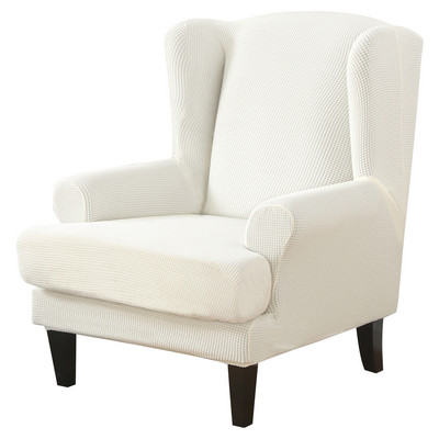 Arm King Háttámla Jacquard Stretch Protector Csúszáshuzat Lejtős Elasztikus Fotel Wingback Wing Kanapé háttámla Székhuzat