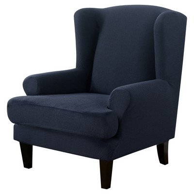 Arm King Háttámla Jacquard Stretch Protector Csúszáshuzat Lejtős Elasztikus Fotel Wingback Wing Kanapé háttámla Székhuzat