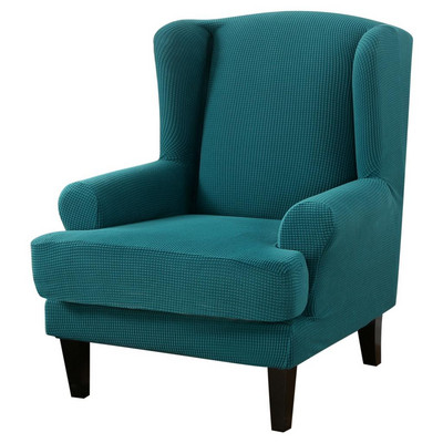 Arm King Háttámla Jacquard Stretch Protector Csúszáshuzat Lejtős Elasztikus Fotel Wingback Wing Kanapé háttámla Székhuzat