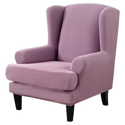 Arm King Háttámla Jacquard Stretch Protector Csúszáshuzat Lejtős Elasztikus Fotel Wingback Wing Kanapé háttámla Székhuzat
