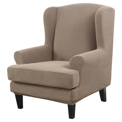 Arm King Háttámla Jacquard Stretch Protector Csúszáshuzat Lejtős Elasztikus Fotel Wingback Wing Kanapé háttámla Székhuzat