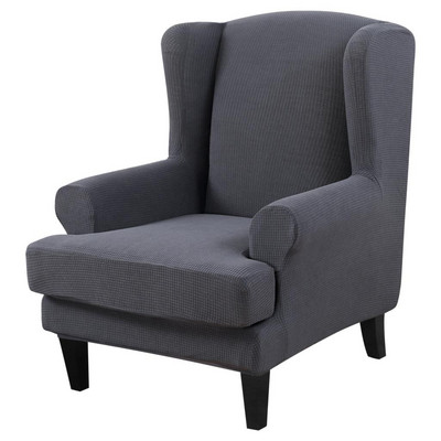Arm King Háttámla Jacquard Stretch Protector Csúszáshuzat Lejtős Elasztikus Fotel Wingback Wing Kanapé háttámla Székhuzat