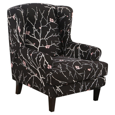 Arm King Háttámla Jacquard Stretch Protector Csúszáshuzat Lejtős Elasztikus Fotel Wingback Wing Kanapé háttámla Székhuzat