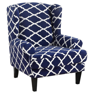 Arm King Háttámla Jacquard Stretch Protector Csúszáshuzat Lejtős Elasztikus Fotel Wingback Wing Kanapé háttámla Székhuzat