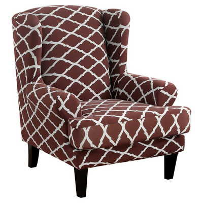 Arm King Háttámla Jacquard Stretch Protector Csúszáshuzat Lejtős Elasztikus Fotel Wingback Wing Kanapé háttámla Székhuzat