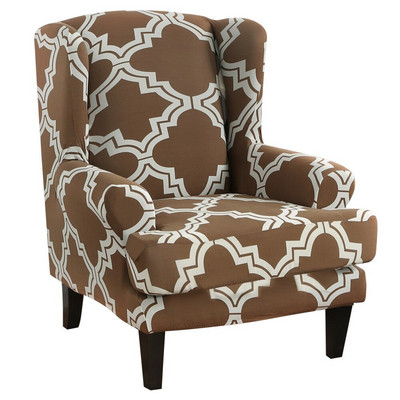 Arm King Háttámla Jacquard Stretch Protector Csúszáshuzat Lejtős Elasztikus Fotel Wingback Wing Kanapé háttámla Székhuzat