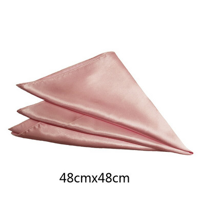 10 vnt/stal. Siūtos servetėlės 48x48 cm Satin Cocktail servetėlės, skirtos vakarėliui, vestuvinės staltiesės Minkštos virtuvės vakarienės servetėlės