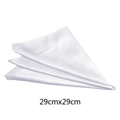 10 vnt/stal. Siūtos servetėlės 48x48 cm Satin Cocktail servetėlės, skirtos vakarėliui, vestuvinės staltiesės Minkštos virtuvės vakarienės servetėlės