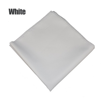 10 db 48x48cm tömör sima asztali szalvéták fehér fekete piros kék 21 szín poliészter négyzetes összecsukható ruha Otthoni vacsora szalvéta