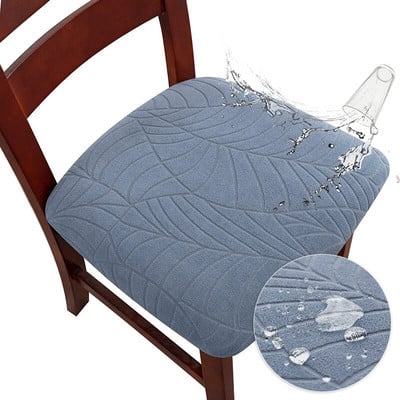 100% αδιάβροχο κάλυμμα μαξιλαριού καθίσματος 1/2/4/6 Καλύμματα καθισμάτων PC Stretch Jacquard Αφαιρούμενα αντιολισθητικά καλύμματα καρέκλας για διακόσμηση σπιτιού