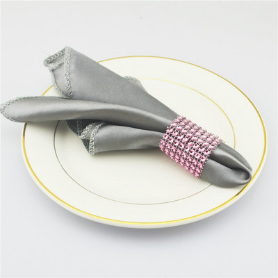 Szatén négyzet 30 cm Szalvéták Zsebkendő Asztali Vacsora Szalvéta Esküvőre Születésnapra Karácsonyi Party Rendezvény Dekoráció Otthoni kellékek