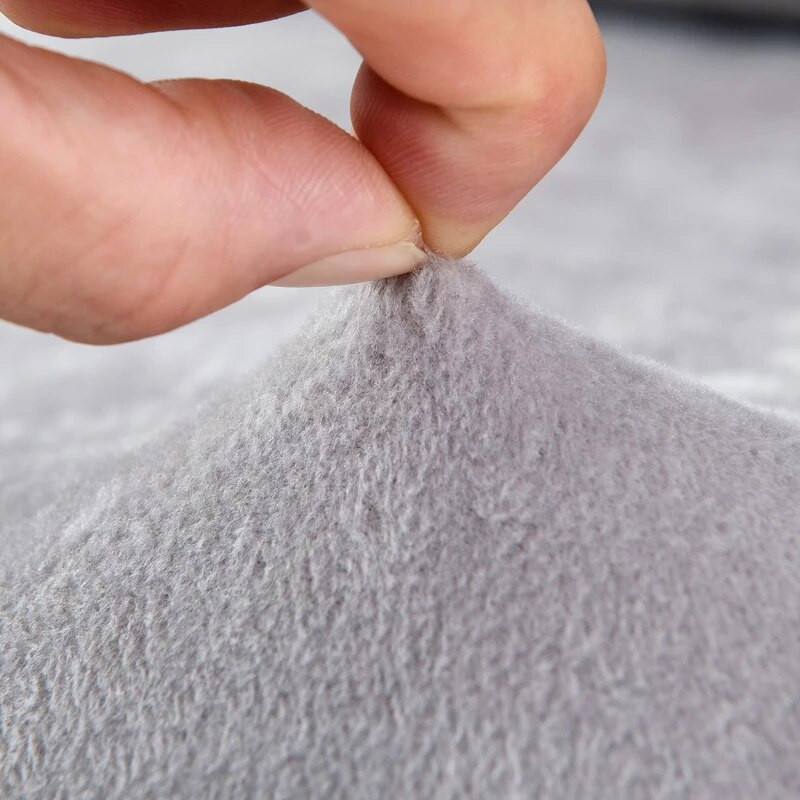 Huse pentru scaune din material textil de pluș, catifea groase, ține la cald Huse anti-praf pentru sufragerie, nuntă, birou, banchet.