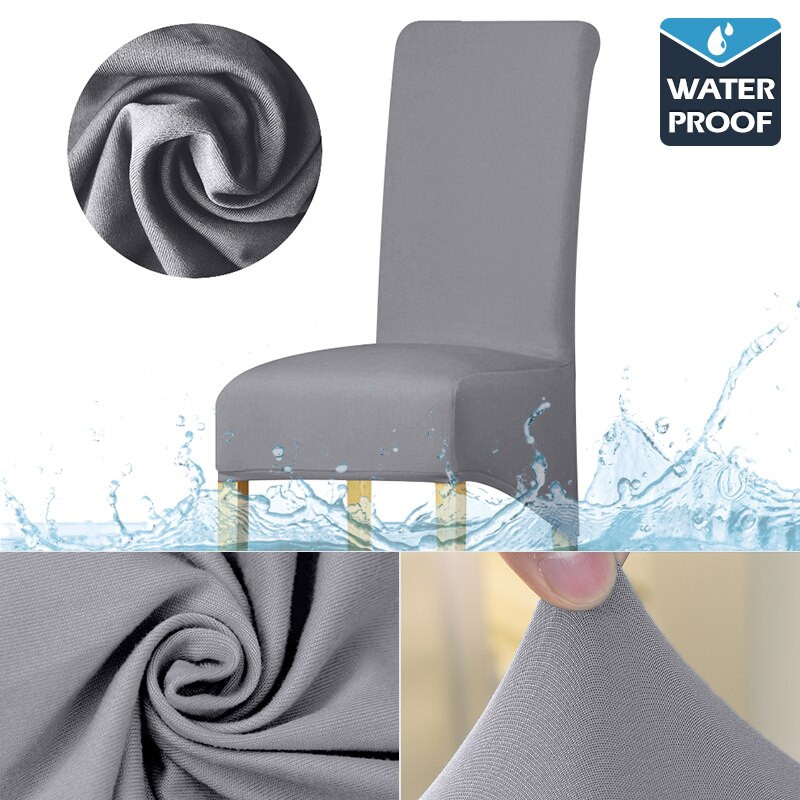 Vodootporna obična navlaka za stolicu Rastezljive navlake za blagovaonske stolice Kuhinjska navlaka za stolice s dugim naslonom XL veličina Navlaka za sjedalo za vjenčanje Hotelski dom