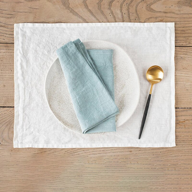 Set salveta za stol od pamučne gaze od 6 kom. Salvete za vjenčanja Ukrasni perivi podmetač za blagovaonski stol 38*55 cm