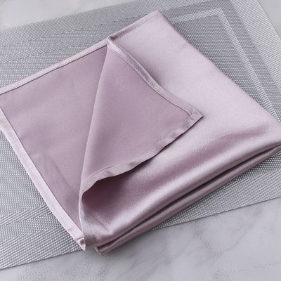 46x46cm Luksuzni stolni ubrusi Četvrtasti satenski rupčić za svatove Hoteli Restorani Dekoracije Potrepštine Prsten za salvete