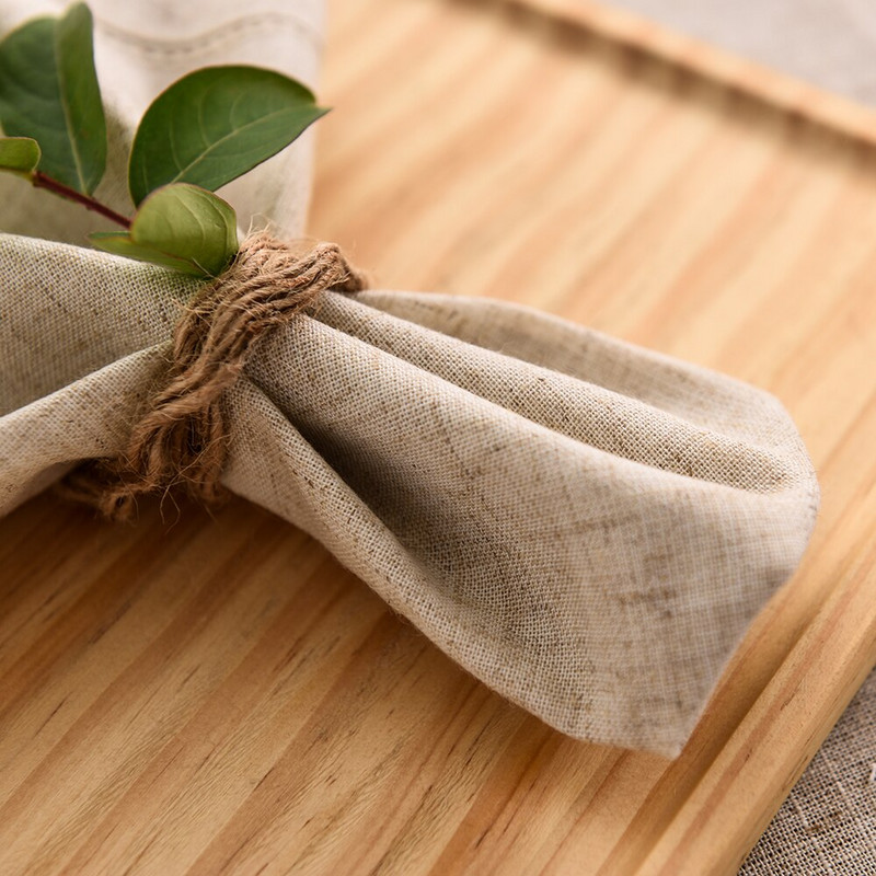 12db Asztali szalvéták Ruhák Szövet Tálaló szalvéták Pamut tányérokhoz Vacsora esküvői bulira Hemstitch ágynemű Kezdőlap