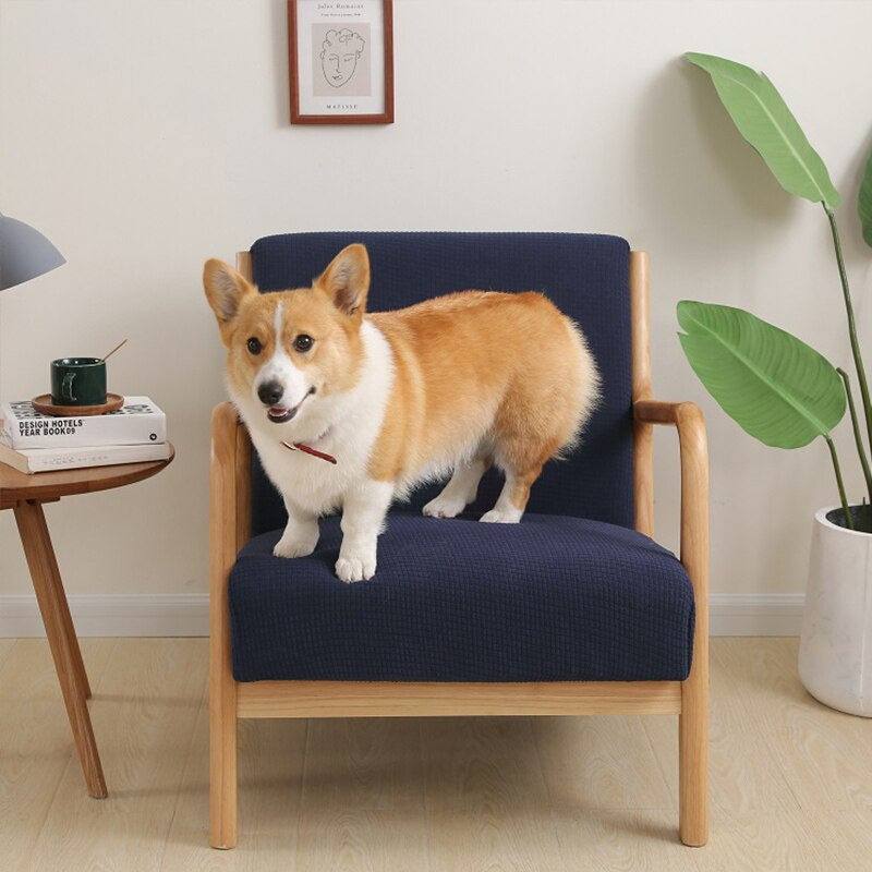 Husa de fotoliu Husa de scaun moderna elastica Fermoar elastic din lemn Husa de braț pentru scaune de protecție Husă detașabilă Decor pentru casa