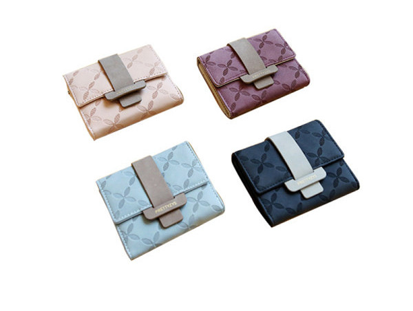 Portofel de dama din piele ecologica - cu inscriptie