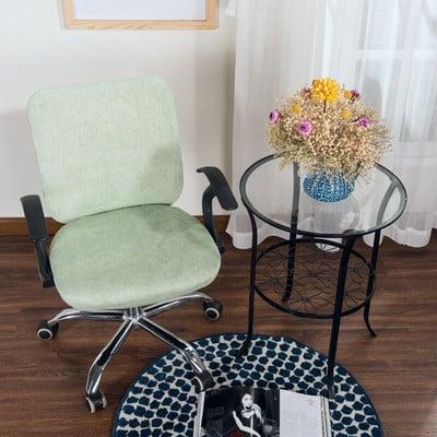 Kompiuterio kėdės užvalkalai Stretch Protector Dėklas Biuro pakeliamas kėdės fotelio užvalkalas, 1 komplektas (galinis dangtelis + sėdynės užvalkalas)