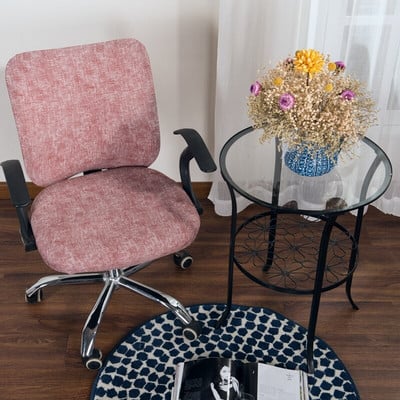 Kompiuterio kėdės užvalkalai Stretch Protector Dėklas Biuro pakeliamas kėdės fotelio užvalkalas, 1 komplektas (galinis dangtelis + sėdynės užvalkalas)