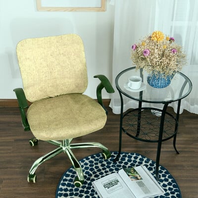 Kompiuterio kėdės užvalkalai Stretch Protector Dėklas Biuro pakeliamas kėdės fotelio užvalkalas, 1 komplektas (galinis dangtelis + sėdynės užvalkalas)