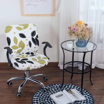 Kompiuterio kėdės užvalkalai Stretch Protector Dėklas Biuro pakeliamas kėdės fotelio užvalkalas, 1 komplektas (galinis dangtelis + sėdynės užvalkalas)