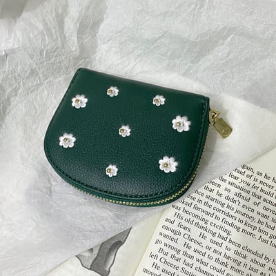 Portofel de dama cu broderie de flori - mai multe culori