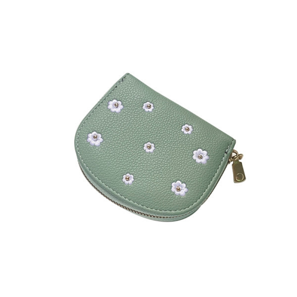 Portofel de dama cu broderie de flori - mai multe culori