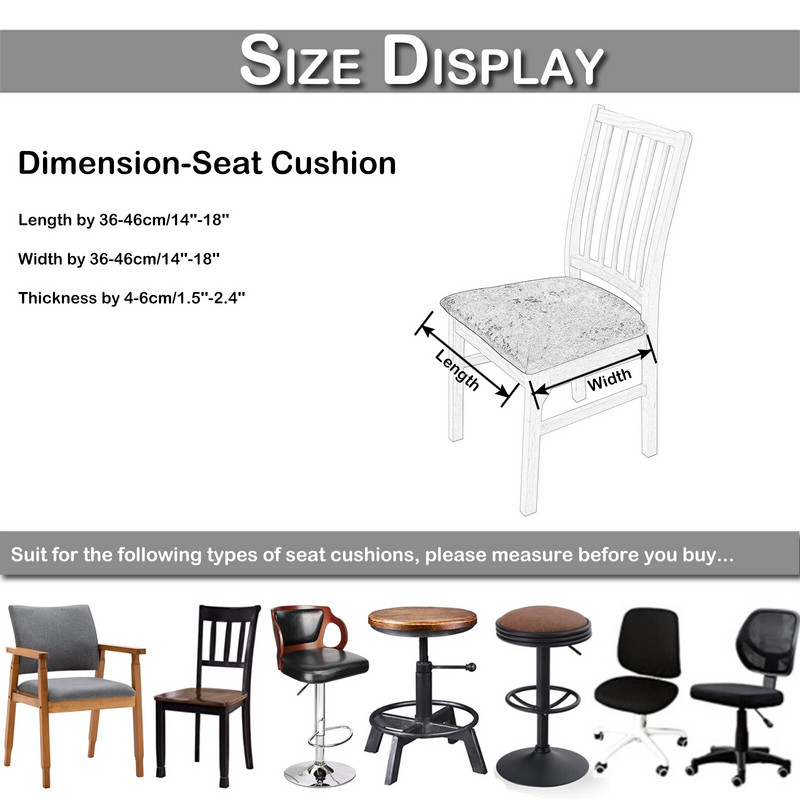 PU kožne navlake za sjedala za stolice, rastezljive, vodootporne navlake za blagovaonske stolice, svadbena zabava, produžni jastuk, zaštitnik za navlake