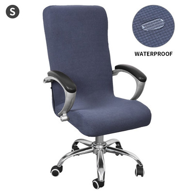 Poťah na kancelársku počítačovú stoličku veľkosti S/M/L, strečový, otočný, spandexový, vodeodolný, elastický, umývateľný a odnímateľný