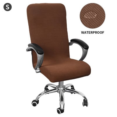 Poťah na kancelársku počítačovú stoličku veľkosti S/M/L, strečový, otočný, spandexový, vodeodolný, elastický, umývateľný a odnímateľný