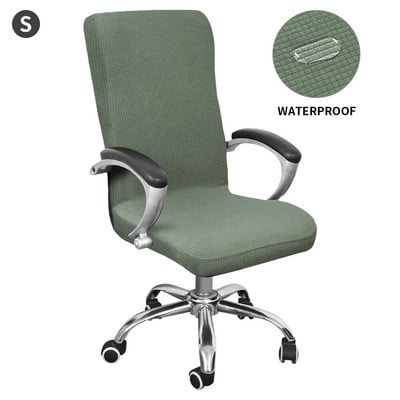 Poťah na kancelársku počítačovú stoličku veľkosti S/M/L, strečový, otočný, spandexový, vodeodolný, elastický, umývateľný a odnímateľný
