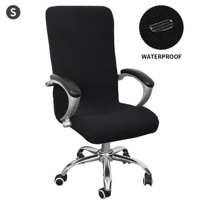 Poťah na kancelársku počítačovú stoličku veľkosti S/M/L, strečový, otočný, spandexový, vodeodolný, elastický, umývateľný a odnímateľný