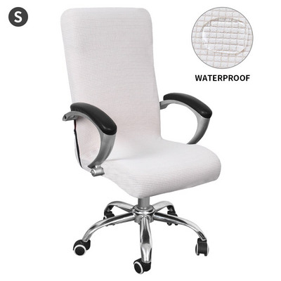 Poťah na kancelársku počítačovú stoličku veľkosti S/M/L, strečový, otočný, spandexový, vodeodolný, elastický, umývateľný a odnímateľný