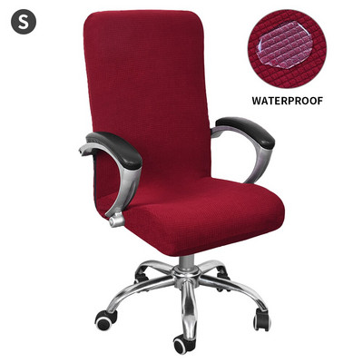Poťah na kancelársku počítačovú stoličku veľkosti S/M/L, strečový, otočný, spandexový, vodeodolný, elastický, umývateľný a odnímateľný